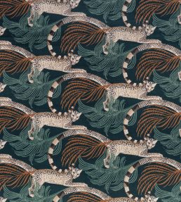Delilah Velvet Fabric by Romo Tuscan Teal