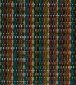 Delina Fabric by Osborne & Little Terracotta/Blackcurrant