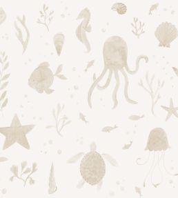 Della Wallpaper by Sandberg Beige