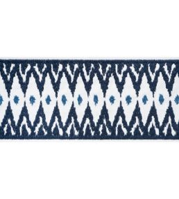 Delmont Tape Trimming by Thibaut Navy