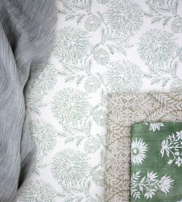 Delphine Fabric by Warwick Celadon