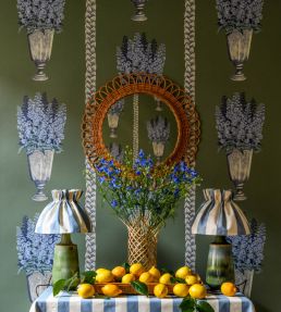 Delphinium Wallpaper by Langelid Von Bromssen Arbour Green