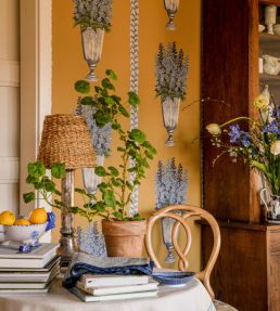 Delphinium Wallpaper by Langelid Von Bromssen Mustard