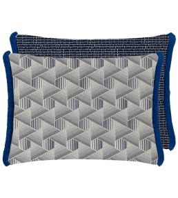Delray Outdoor Cushion 45 x 60cm by Designers Guild Indigo
