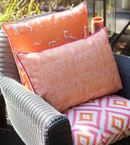 Delta Outdoor Fabric by Andrew Martin Lava