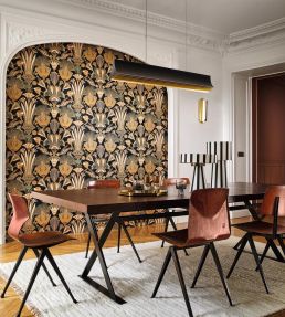 Denderah Wallpaper by Casamance Noir/Multico
