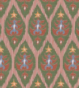 Der Tannenbaum Fabric by MINDTHEGAP Green/Red/Blue/Yellow