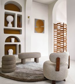 Cardinal Fabric by Casamance Acier