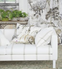 Brera Spigato Fabric by Designers Guild Alabaster