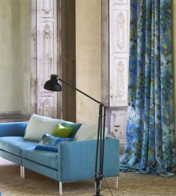 Giardino Segreto Fabric by Designers Guild Cornflower