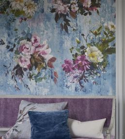 Aubriet Wallpaper by Designers Guild Fuchsia