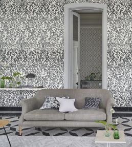 Arabesque Wallpaper by Designers Guild Graphite