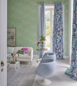 Lustro Wallpaper by Designers Guild Zinc