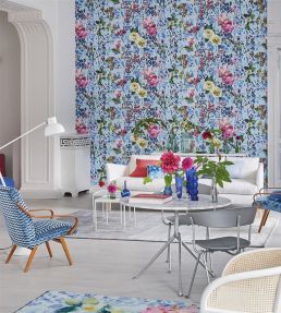 Majolica Wallpaper by Designers Guild Cornflower