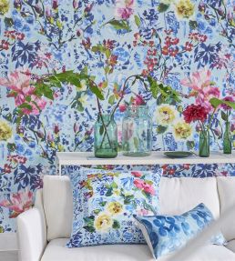 Majolica Wallpaper by Designers Guild Cornflower