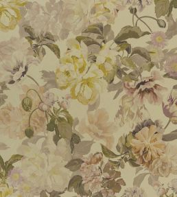 Delft Flower Wallpaper by Designers Guild Gold