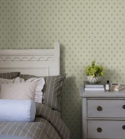 Desiree Wallpaper by Borastapeter Soft Green