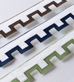 Devon Applique Border Trimming by Samuel & Sons Leaf