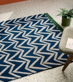 Scion Dhurrie Outdoor rug Blue 426318140200-US Blue