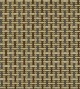 Diamond check Fabric by Zoffany Old Gold