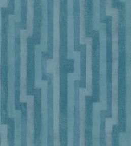 Diamond Maze Wallpaper by Cole & Son Petrol