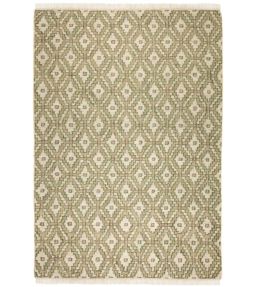 GP & J Baker Diamond Trellis rug Sand/Green BA50021.3.0 Sand/Green