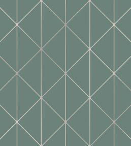 Diamonds Wallpaper by Borastapeter Dusk Green