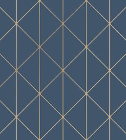 Diamonds Wallpaper by Borastapeter Navy