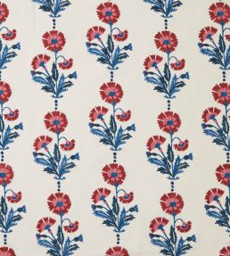 Dianthus Fabric by Molly Mahon Indigo/Iron