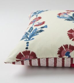 Dianthus Cushion 50 x 50cm by Molly Mahon Midnight Iron
