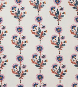 Dianthus Fabric by Molly Mahon Rust/Rose