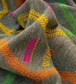 Diego Fabric by Andrew Martin Charcoal