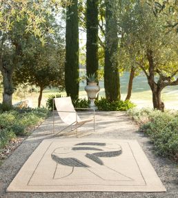 Elitis Diego et Frida Outdoor rug Natural black TA-128-81-05 Natural black