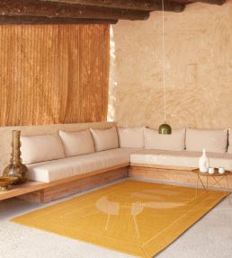 Elitis Diego et Frida Outdoor rug Safran TA-128-26-05 Safran
