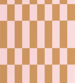 Diner Wallpaper by Casadeco Camel/Parme