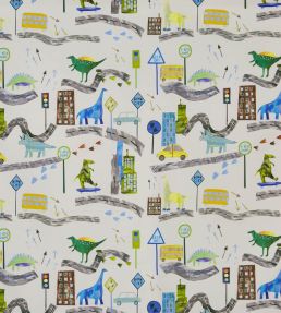 Dino City Fabric by Prestigious Textiles Reef
