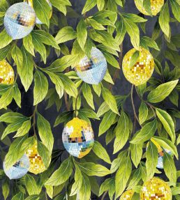Disco Lemons Wallpaper by Brand McKenzie Slate