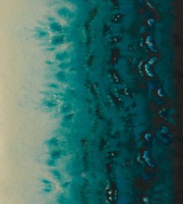 Disperse Wallpaper by Clarke & Clarke Teal