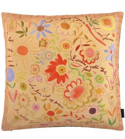 Dites Le Avec Des Fleurs Cushion 50 x 50cm by Christian Lacroix Azur