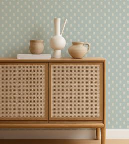 Ditsy Daisy Wallpaper by Scion Powder Blue