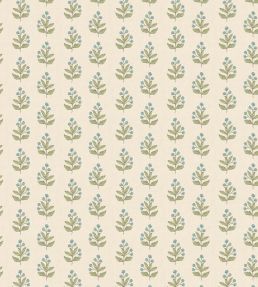 Ditsy Wallpaper by George & Minnie Aqua/Sage