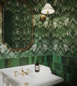 Divine Plumage Wallpaper by Divine Savages Emerald
