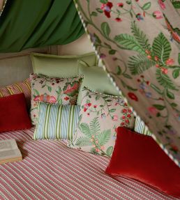 Domino Fabric by Manuel Canovas Cerise
