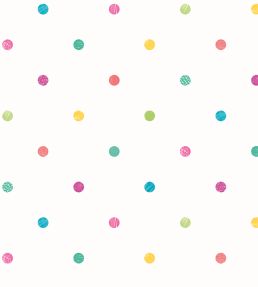 Doodle Spot Wallpaper by Ohpopsi Emerald & cerise