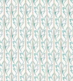 Dora Fabric by Nina Campbell Aqua