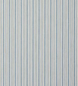 Dorney Stripe Fabric by Colefax and Fowler Blue