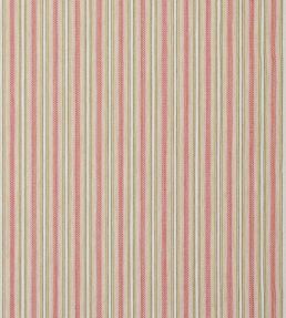 Dorney Stripe Fabric by Colefax and Fowler Tomato/Olive