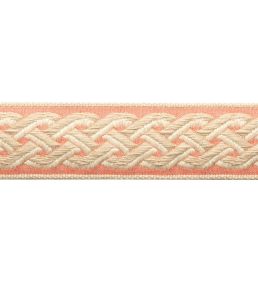 Dorset Braided Border Trimming by Samuel & Sons Coral