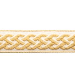 Dorset Braided Border Trimming by Samuel & Sons Honey
