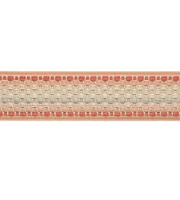 Dorset Ombre Border Trimming by Samuel & Sons Coral